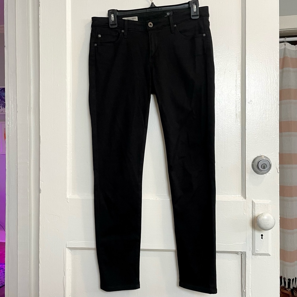 AG Adriano Goldschmied Super Black Stevie Ankle- sz 28R